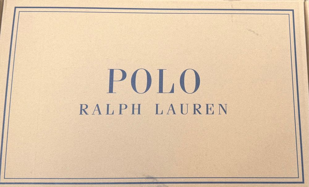 Pantofi Ralph Lauren din piele naturala maro Tan marimea 45 EU Originali SUA