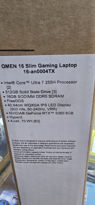 Срочно продается Ноутбук HP OMEN 16 Slim Gaming