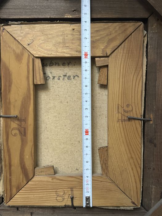 Tablou, pictura in ulei oe panza, semnat H. Stubner. Vechi