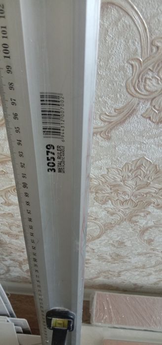 Линейка металлическая Matrix 120см