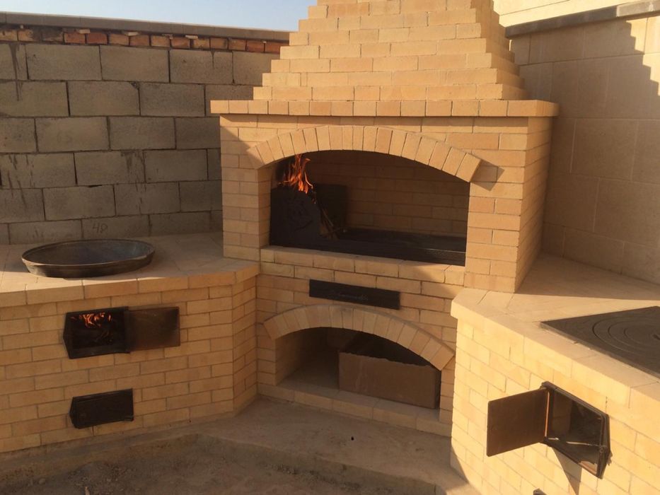 Комплекс барбекю с навесом