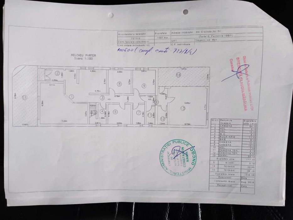 OTOPENI CENTRAL–VILA GENEROASĂ -350m.p. pe 1000m.p. teren- ideala familie extinsa, afaceri sau investitie