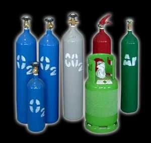 Нови и заверени Бутилки за Со2,Аргон,Каргон,Азот и Кислород