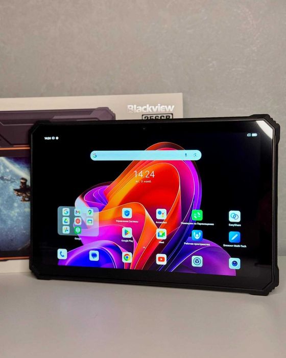 Броне планшет Blackview Active 8 Pro 22000mah Dual Sim, с клавиатурой