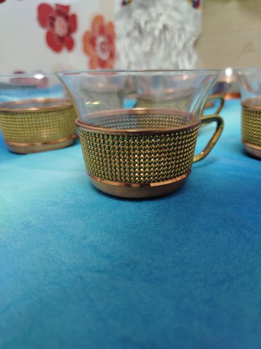 Медни сервизи и постакани