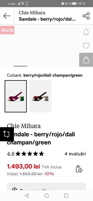 Sandale Chie Mihara mărimea 36.5 - NOI Iasi • OLX.ro