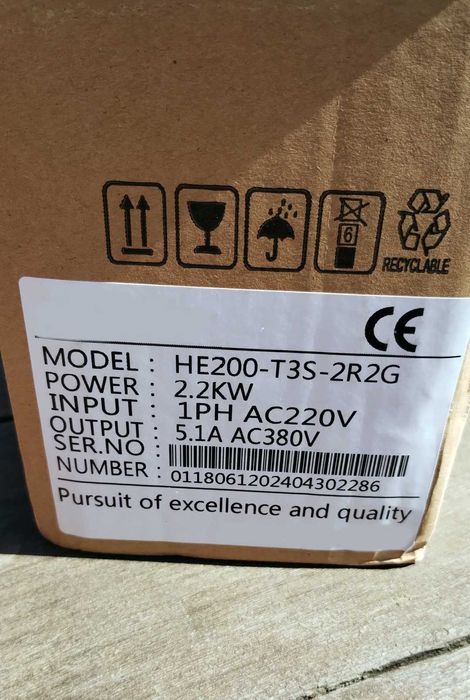 Panou control convertizor de frecventa seria HE 200 -  China