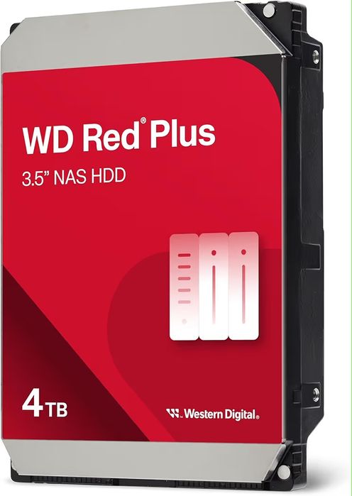 Hard disk intern WD Red Plus 4TB  NAS  3.5, model 2025