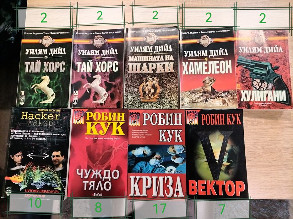 Книги, Кралете на трилъра, Том Кланси и др. Замяна за книги на Стивън