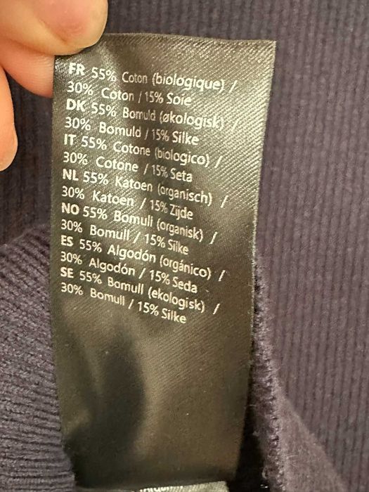 Тъмносиня дамска жилетка Samsoe&Samsoe