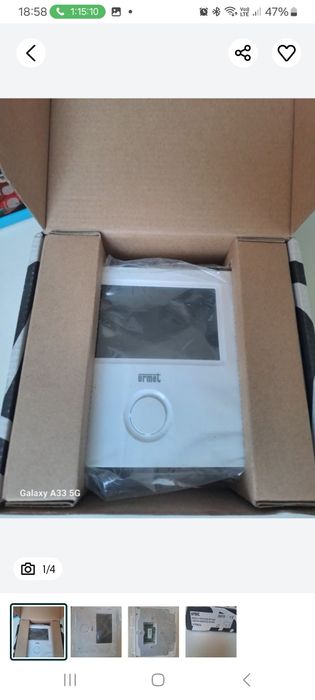 Vand monitor interfon urmet