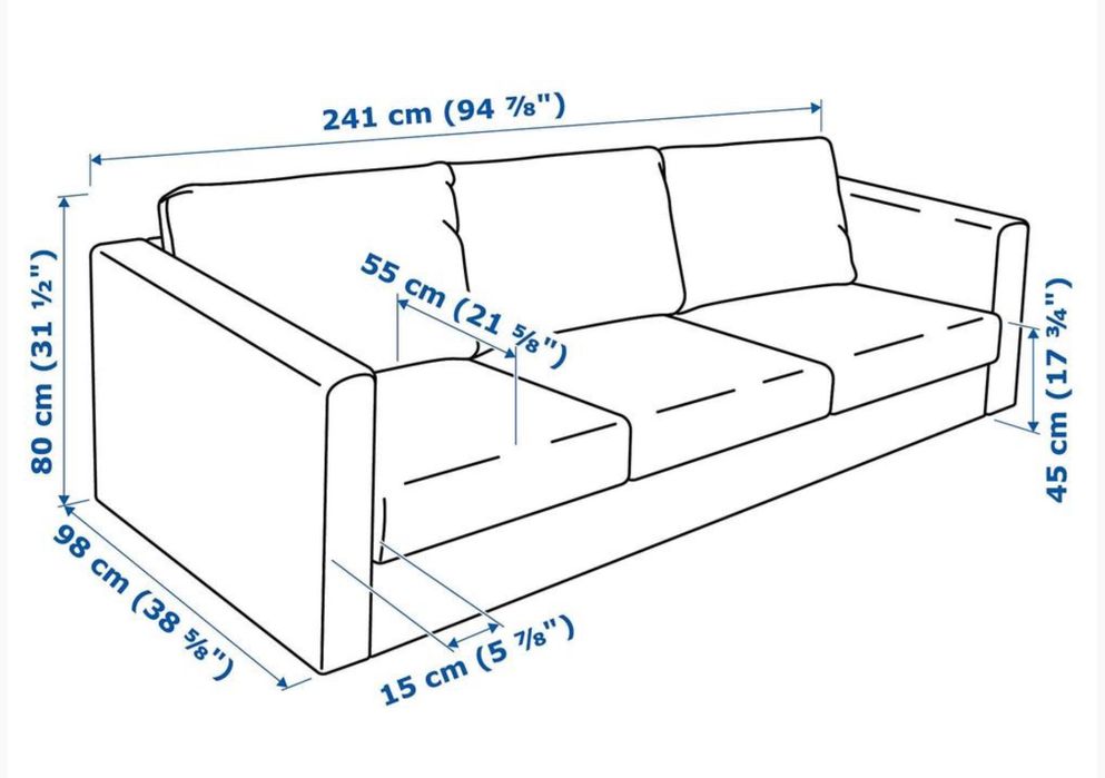 Диван Vimle IKEA използван