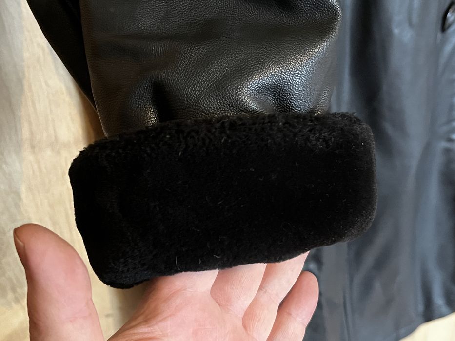 Женская кожаная дубленка 52 р