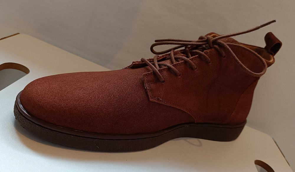 Ghete sport casual 43 premium ZIGN NOI piele naturala moale