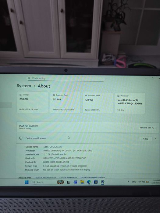 Zentek desktop -alqviv intel