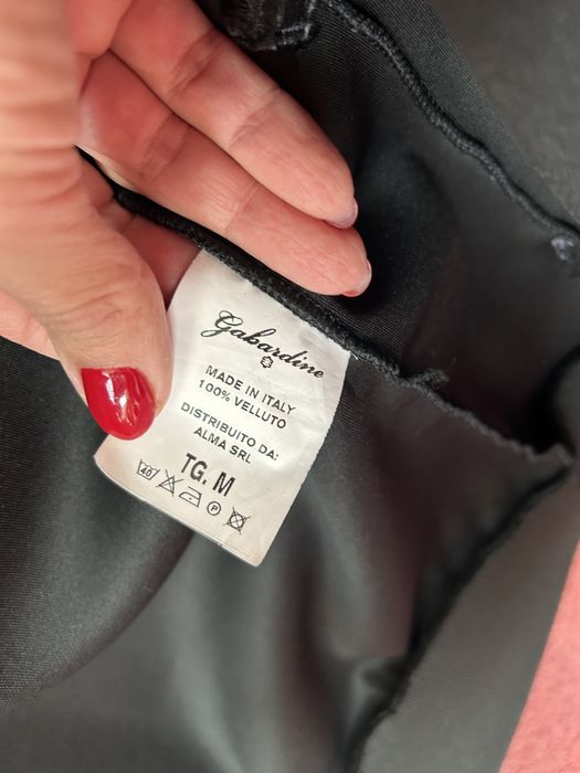 Италианско яке черно тип флайер