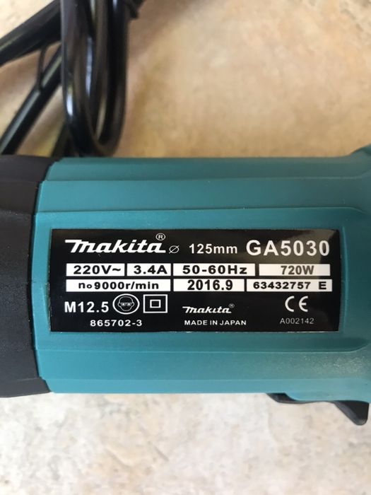 Флекс Ъглошлайф Makita GA5030 125mm 710W Шлайф / Флекс Макита