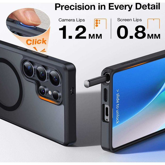 Huse premium+Folie ecran SAMSUNG Galaxy S22 Plus S23 Ultra S24 S25 S26