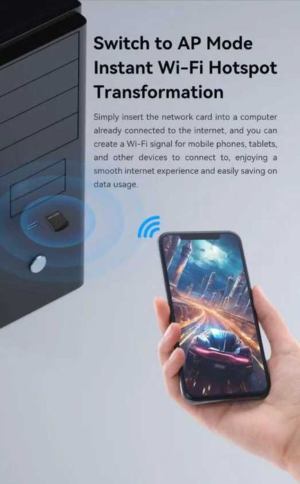 Wi-Fi Мощный USB-адаптер LB-LINK с Wi-Fi 6. Есть доставка