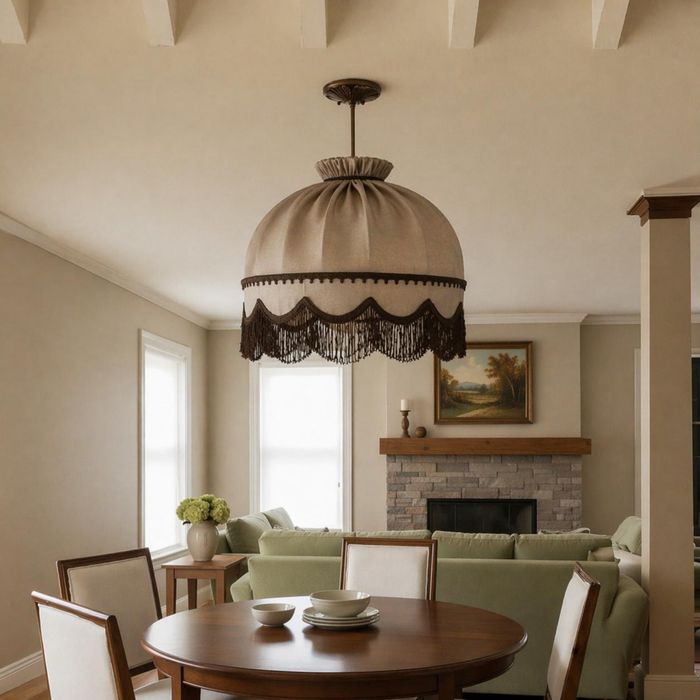 Абажур в ретро-стиле | E27 | 49 см