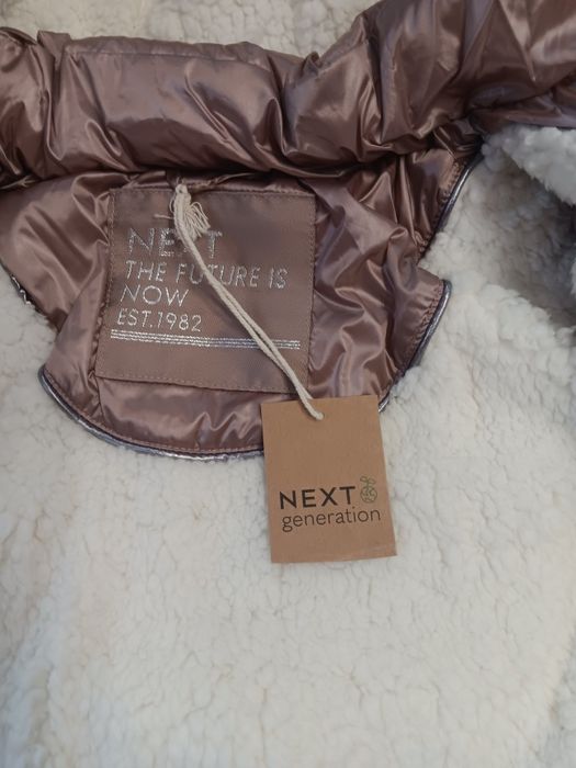 Детско зимно яке Next, 110 см, 5 г, с етикет