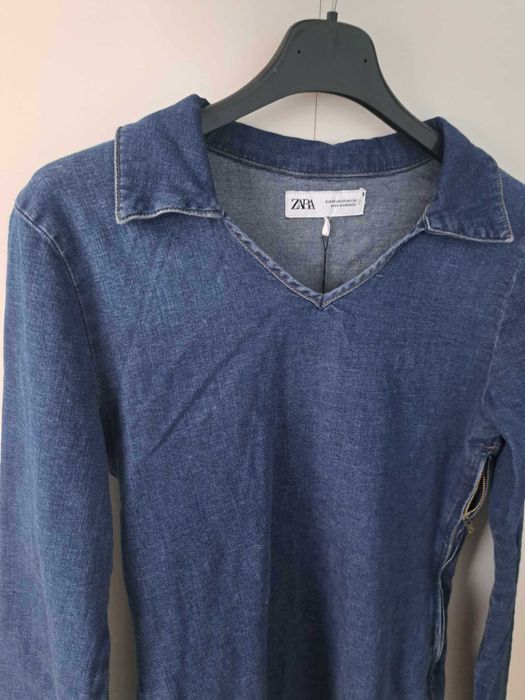 Нова дънкова рокля Зара Zara