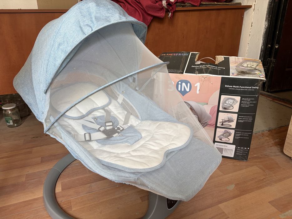 Электронная люлька-качалка Dearst Baby новая | Пульт | Bluetooth