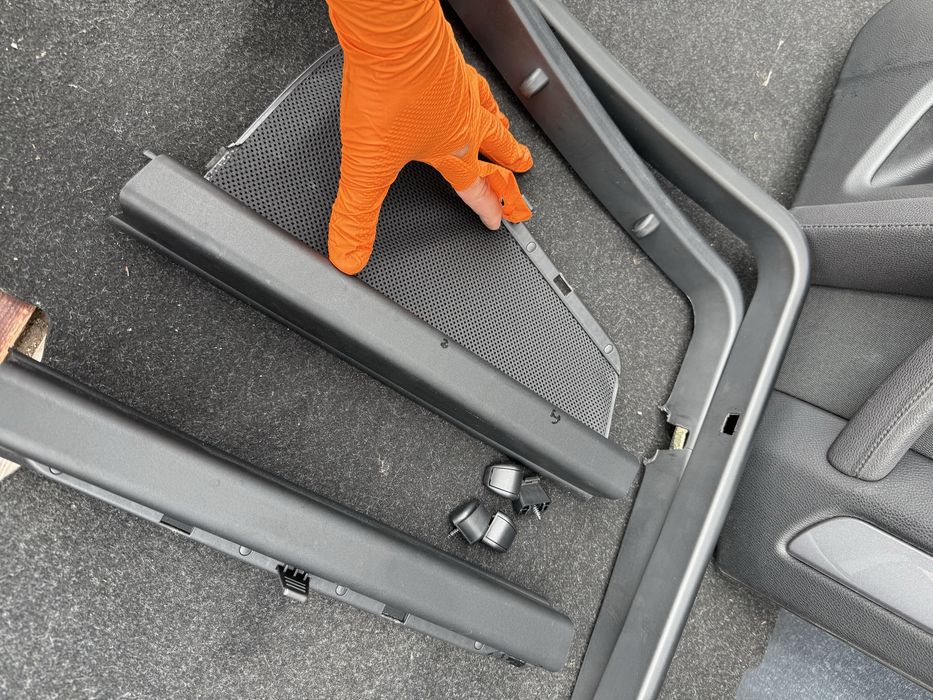 Fețe usi spate bmw seria 5 e61 Lci facelfit cu perdelute