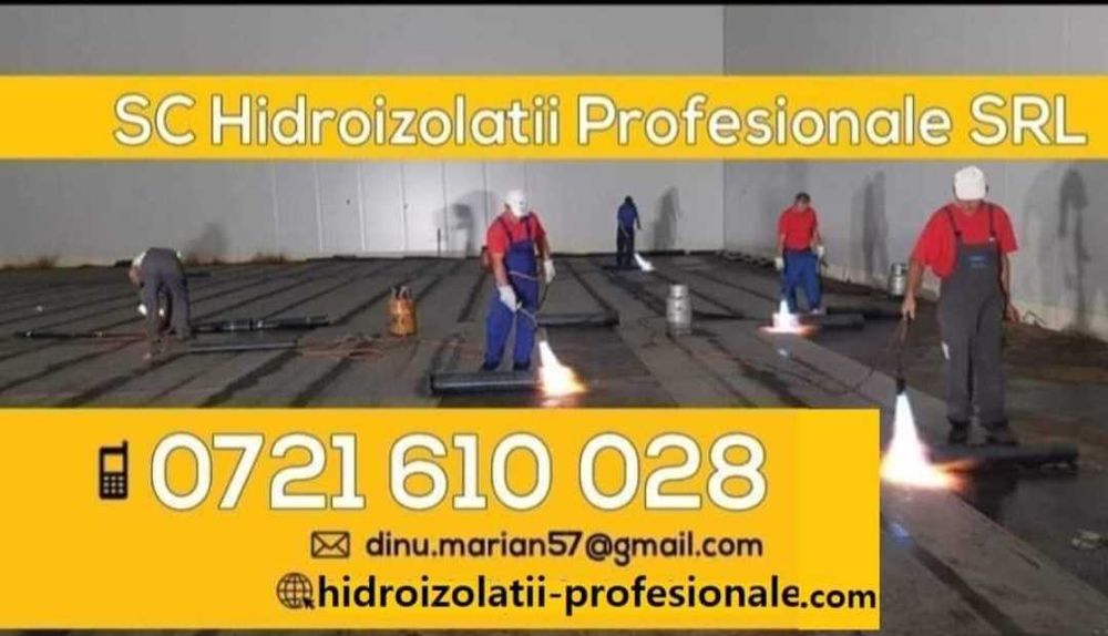 Hidroizolatii Ilfov , acoperisuri fundatii