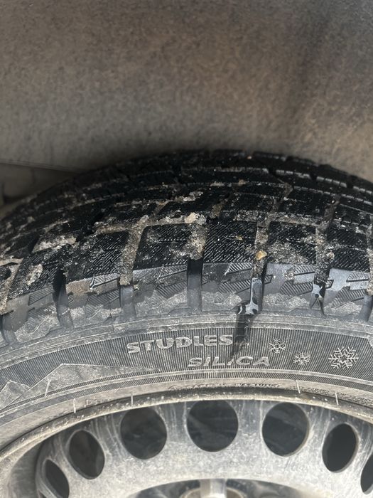 Продам р14резину с диском от кобальта