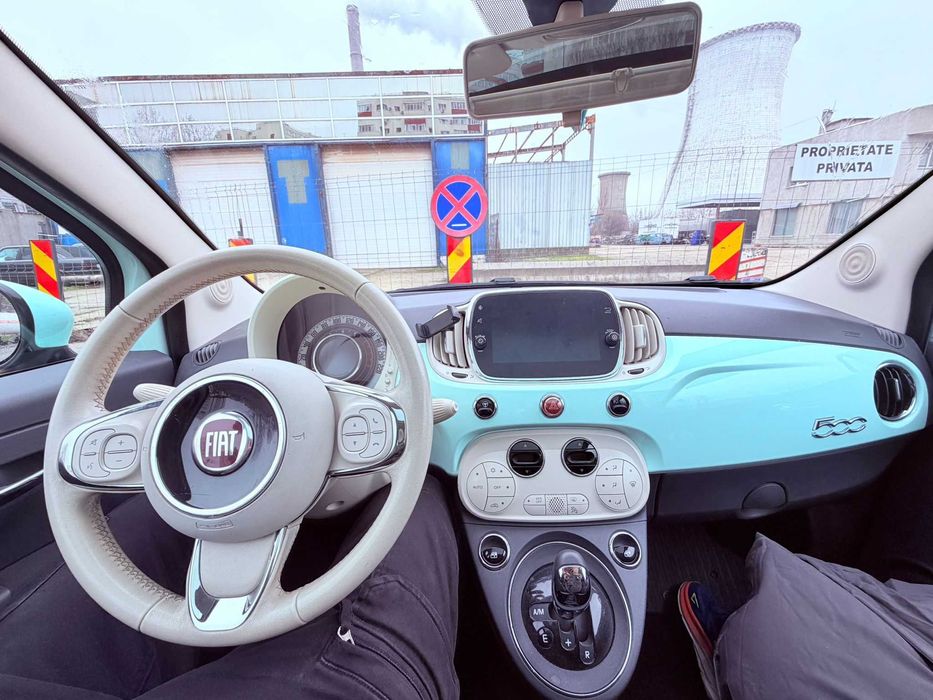 Vând Fiat 500 2017, cutie semi-automată, 80800km