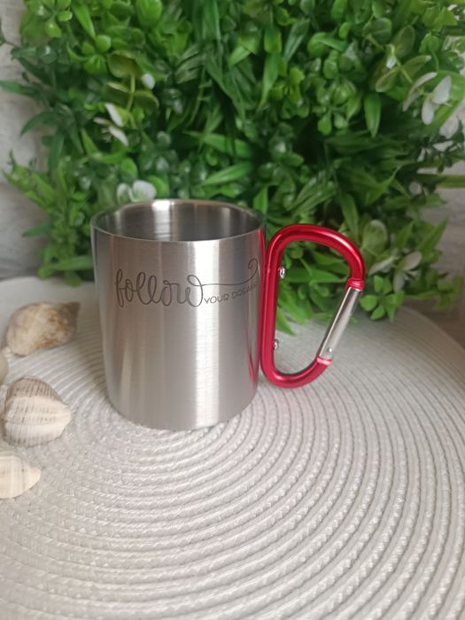 Чаша - метално канче с текст по избор