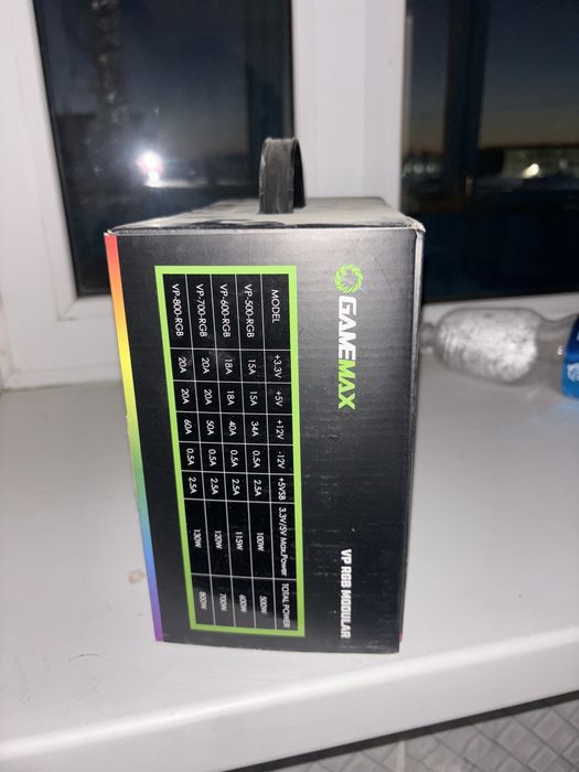 блока питания GameMax серии VP RGB