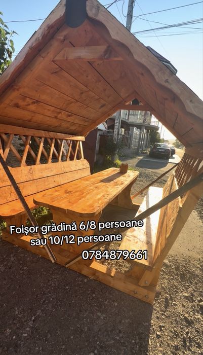 Foisor gradina 6/8 persoane