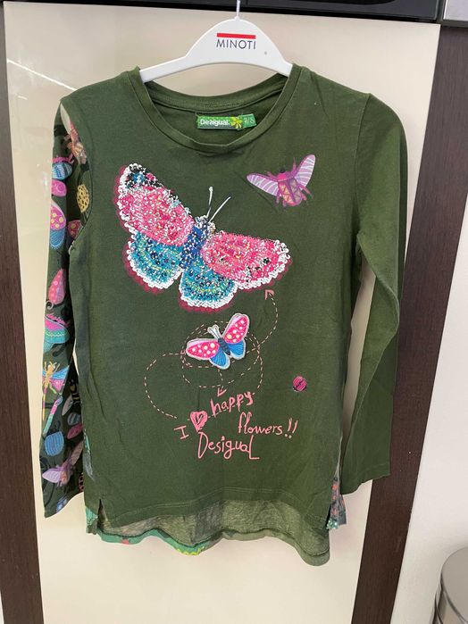 2 уникални рокли, блуза и дънки на Десигуал / Desigual ,122-128 см.