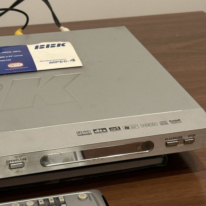 DVD-плеер BBK DV523S MPEG-4