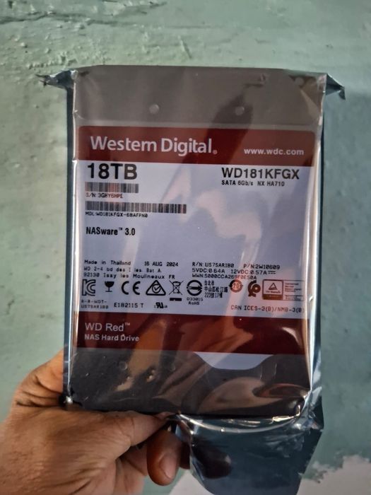 Western Digital Red PRO WD181KFGX 18T