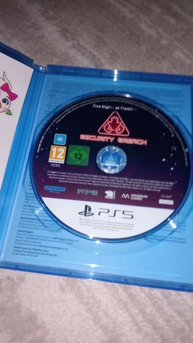 Диск fnaf 9 PS5, диск фнаф 9 для пс5