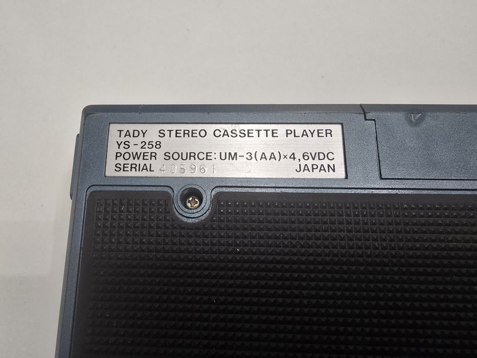 Walkman portabil TADY made in Japan