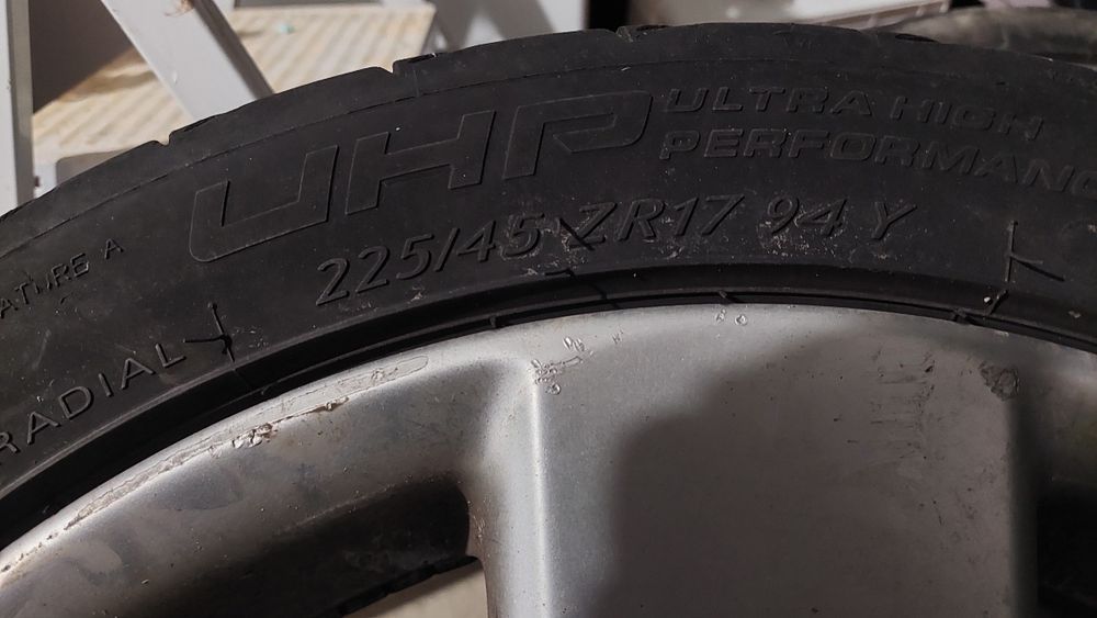 Употребявани лети джанти за VW ,17 цола