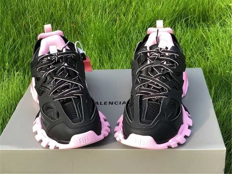 Balenciaga Track Sneaker "Black/Pink"