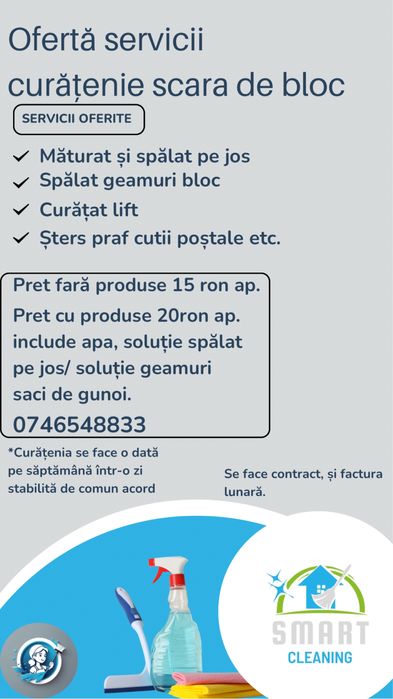 Curatenie Scari de Bloc