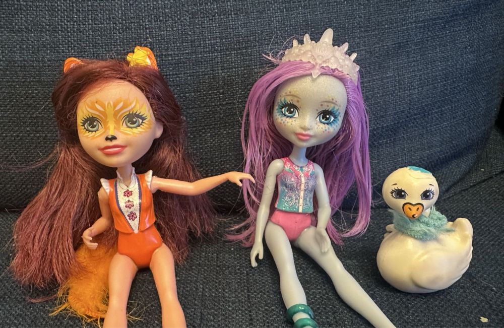 Куклы Enchantimals (Лиса и Дельфин) оригинал