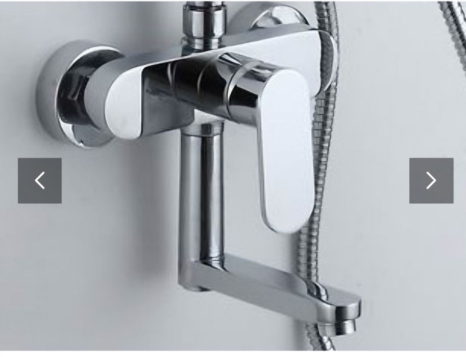 Душ за баня Месингов смесител Интер керамик Inter Ceramic