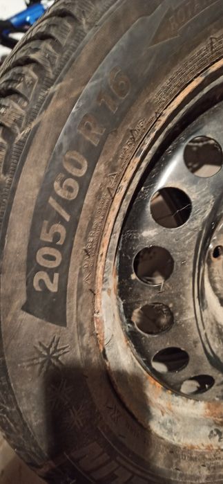 Set jante oțel cu anvelope