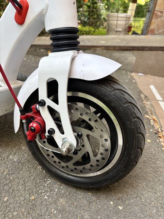 Trotinetă electrică MS Energy e20 Albă– Autonomie 60-70 km,Suspensii