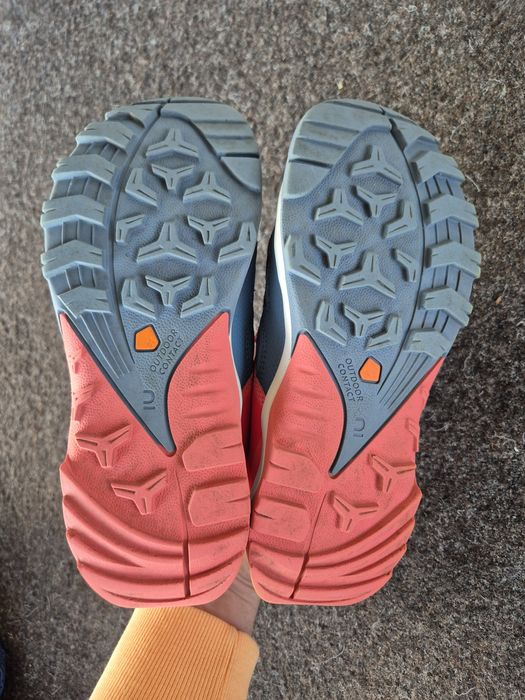 Ghete Quechua Crossrock Waterproof, Rezistență MTB, Fete - 32