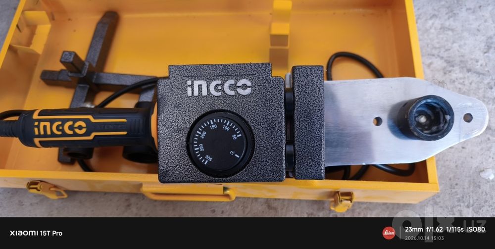 Паяльная утюг для пайки ПЭ труб Ingco 1500W