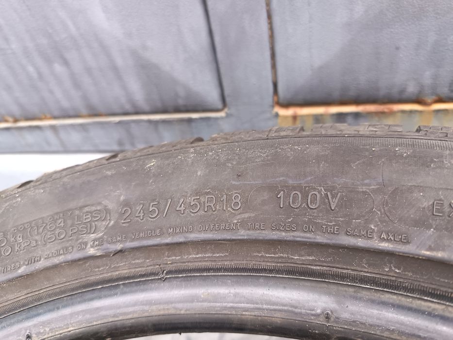Anvelope MS iarna 245 45 18 Michelin 2020 5.5mm