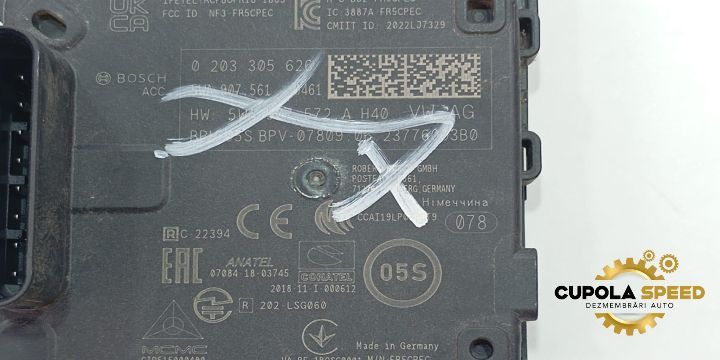 Senzor radar distronic  5WA907572A Audi A3 8Y [2020 - 2024]